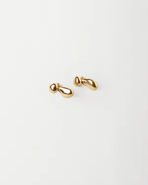 Fiore Earrings, Gold