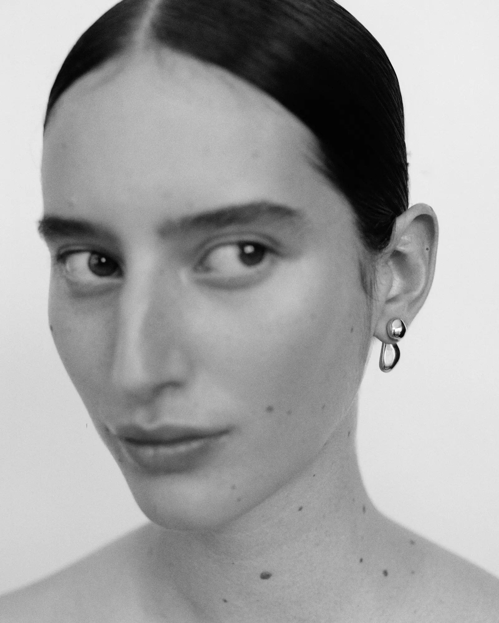 Fiore Earrings, Gold