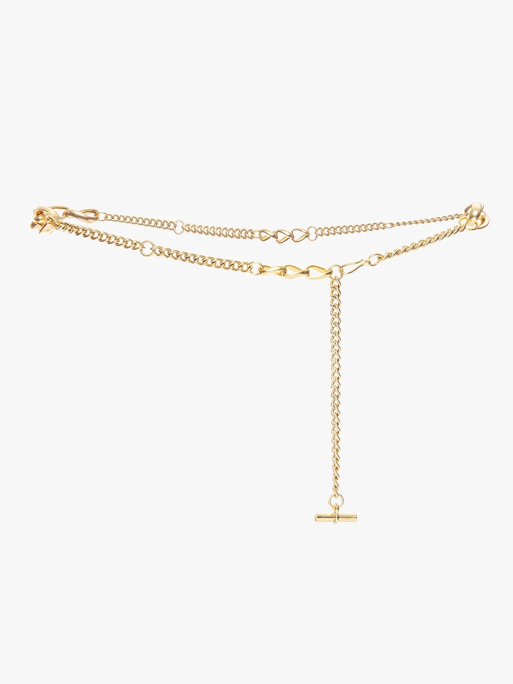 Frame Gold Chain Belt