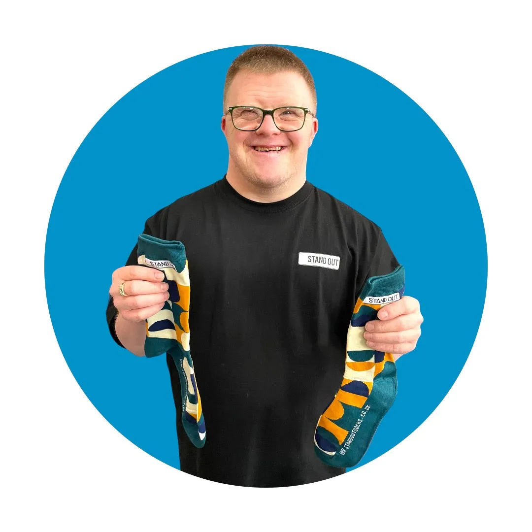 Geo Moon Socks