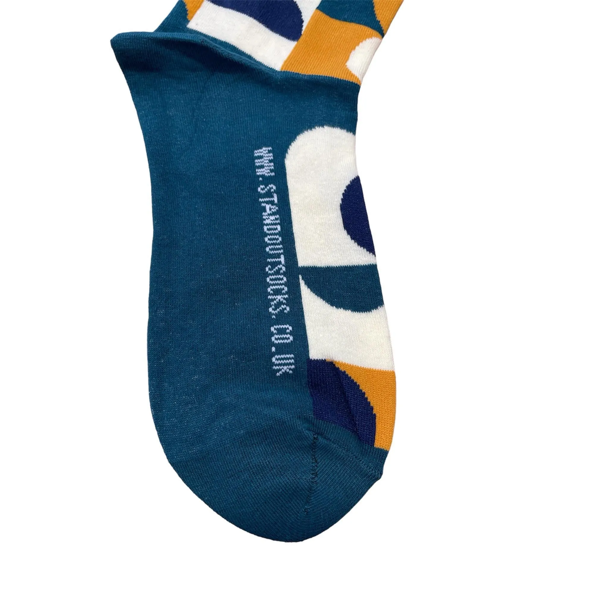 Geo Moon Socks