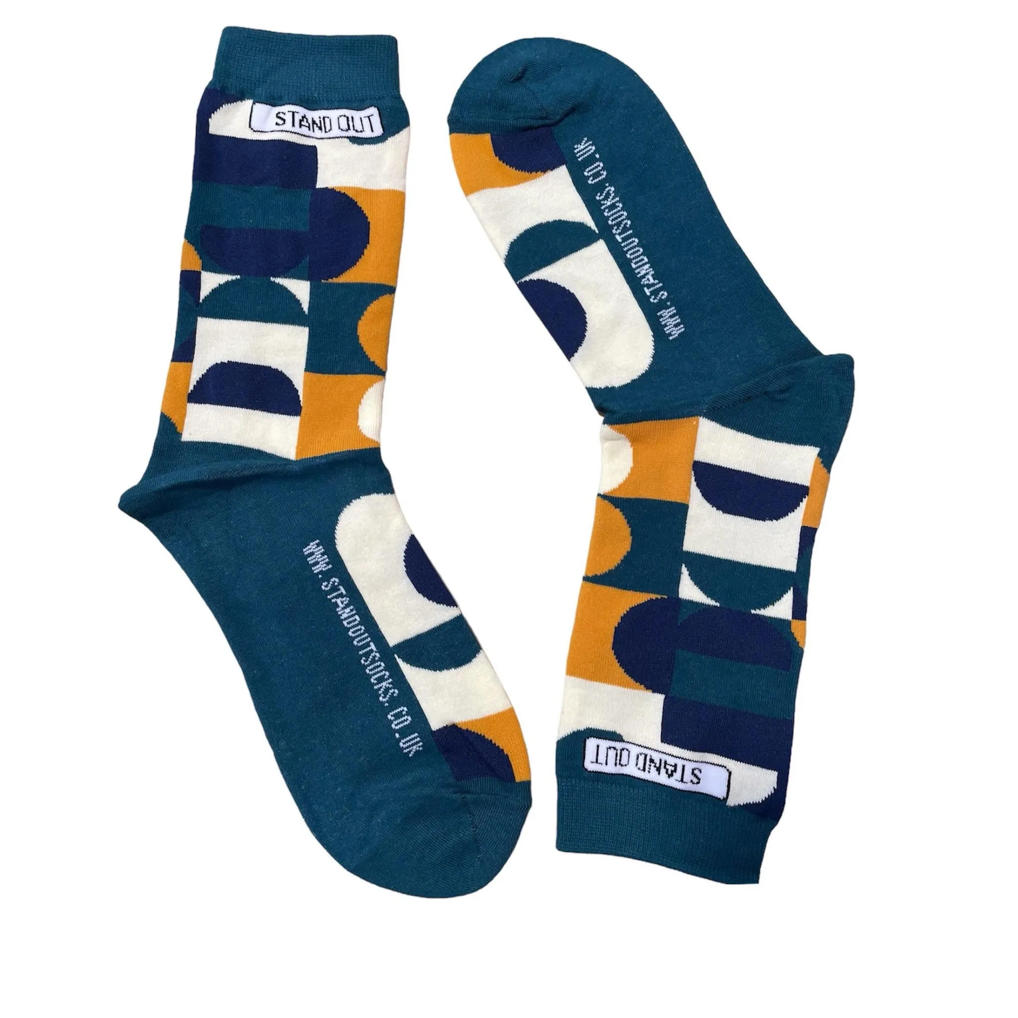 Geo Moon Socks
