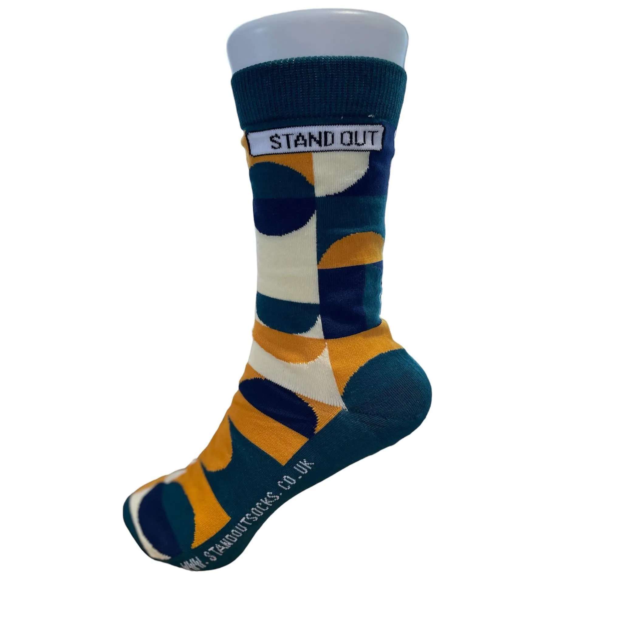 Geo Moon Socks