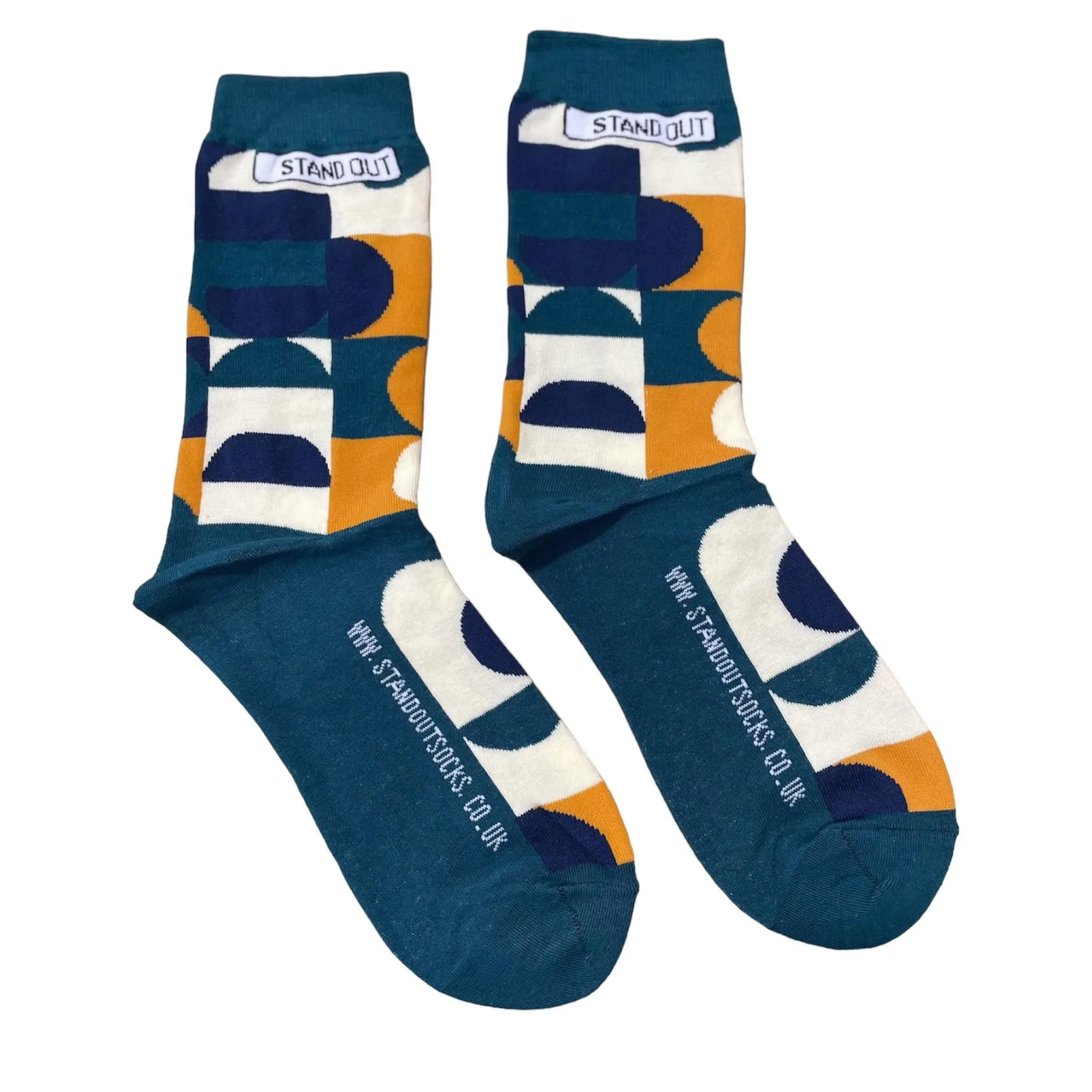 Geo Moon Socks