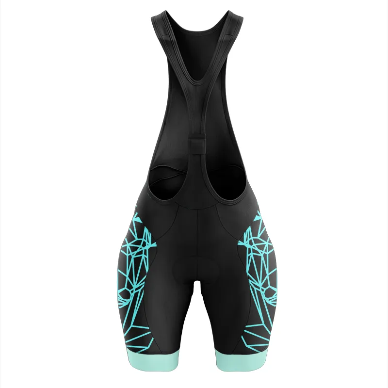 Geometric Deer Cycling Bib Short