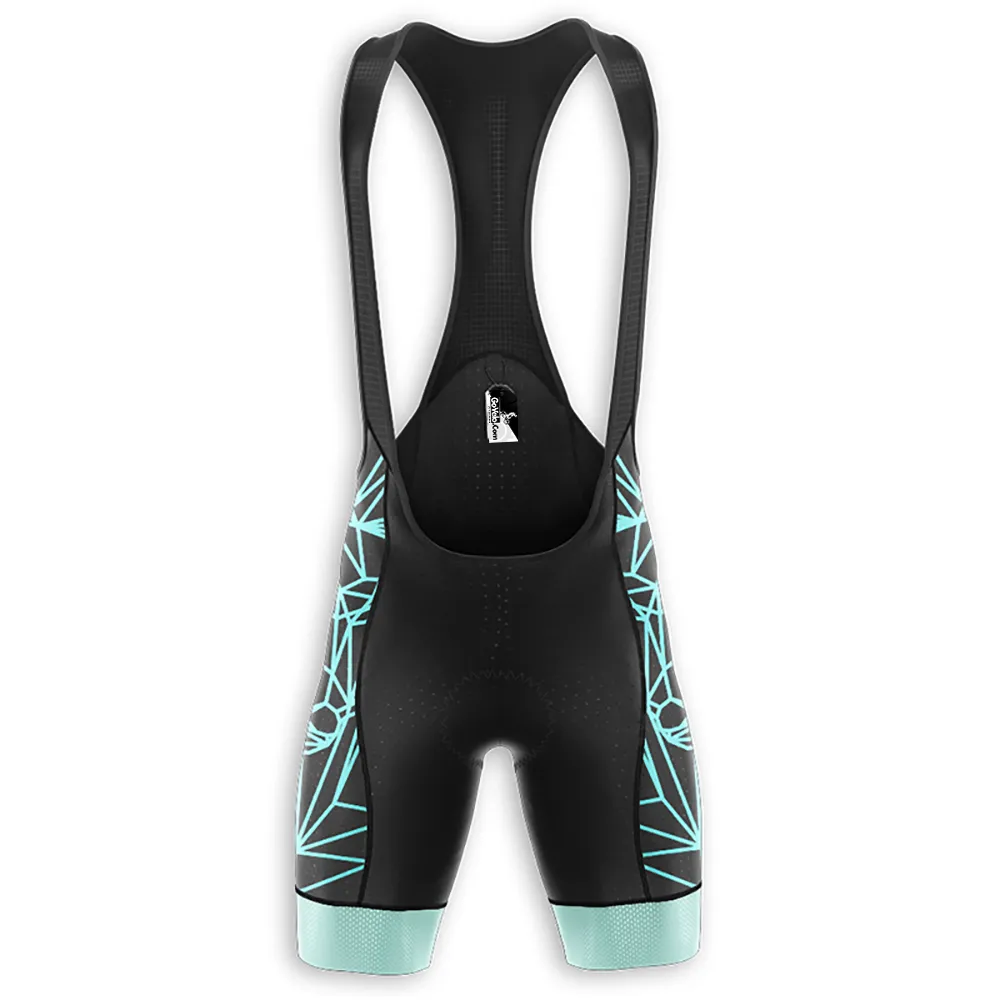 Geometric Deer Cycling Bib Short