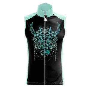 Geometric Deer Sleeveless Cycling Jersey