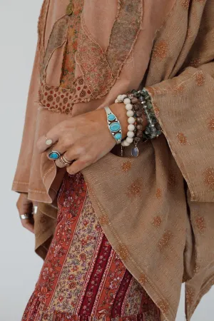 Georgia Cuff Bracelet - Turquoise