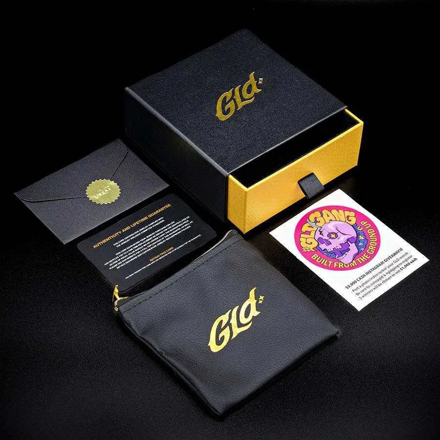GLD Signature Cuban in Yellow Gold- 19mm