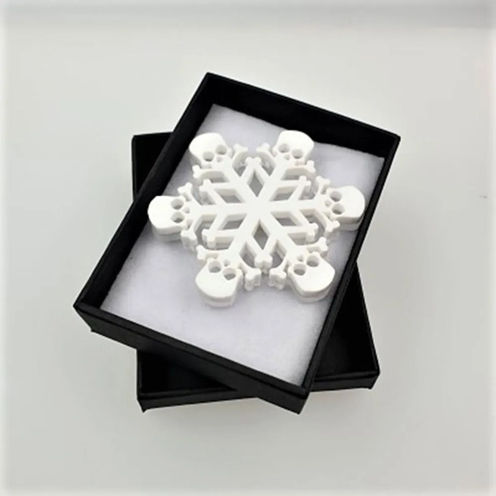 Gothic Snowflake Pin by Cherryloco
