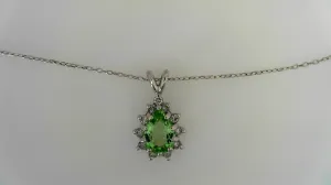 Green Tourmaline Necklace