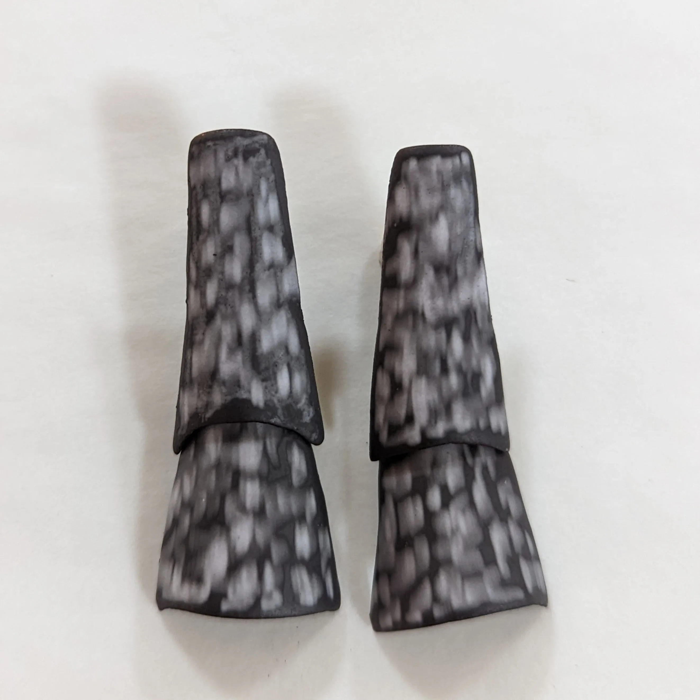 Grey Scale Earrings