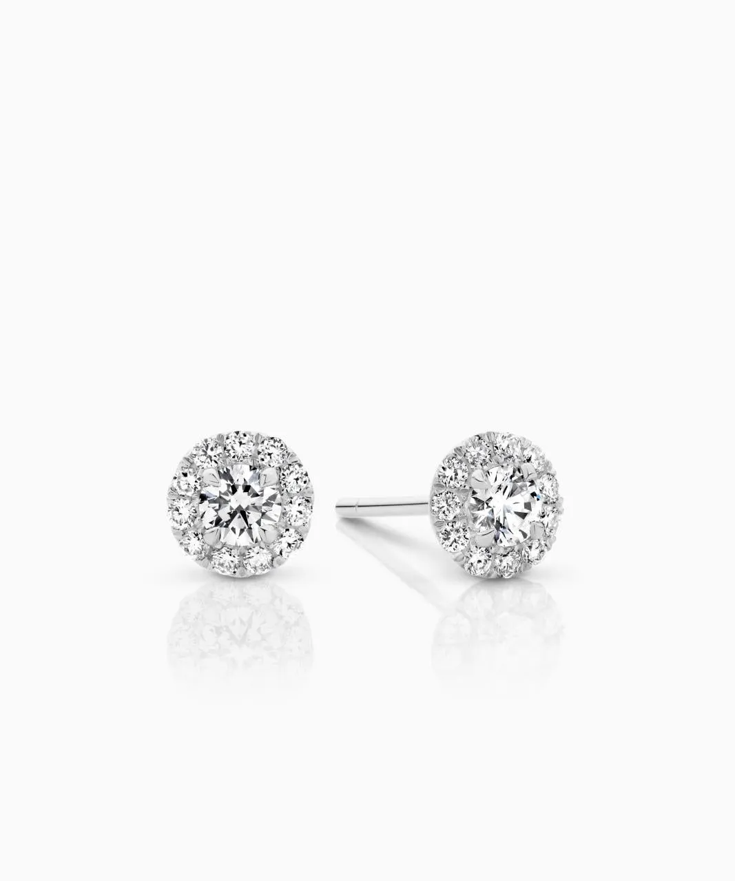 Halo Diamond Earrings