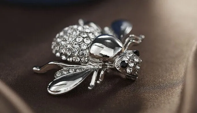Hot Selling Cute Animal Bee Brooch For Women In Europe And America