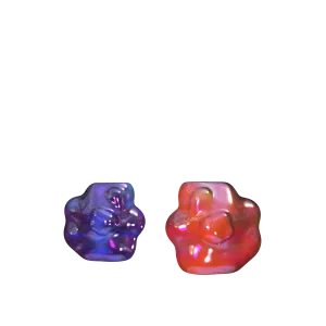 Hydnellum Peckii Earrings — Violet