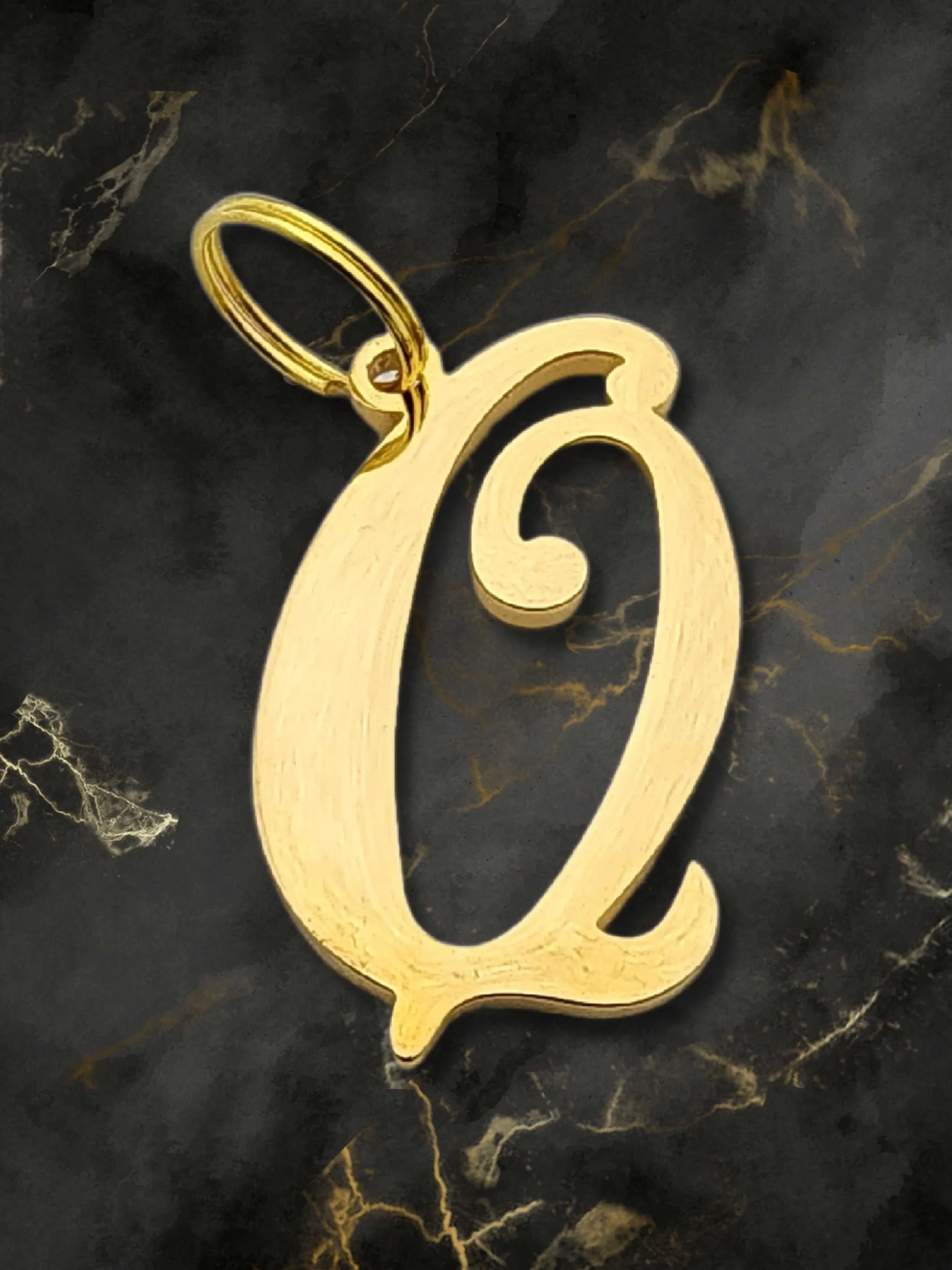 Initial Letter Jewelry Dog Tag - Q