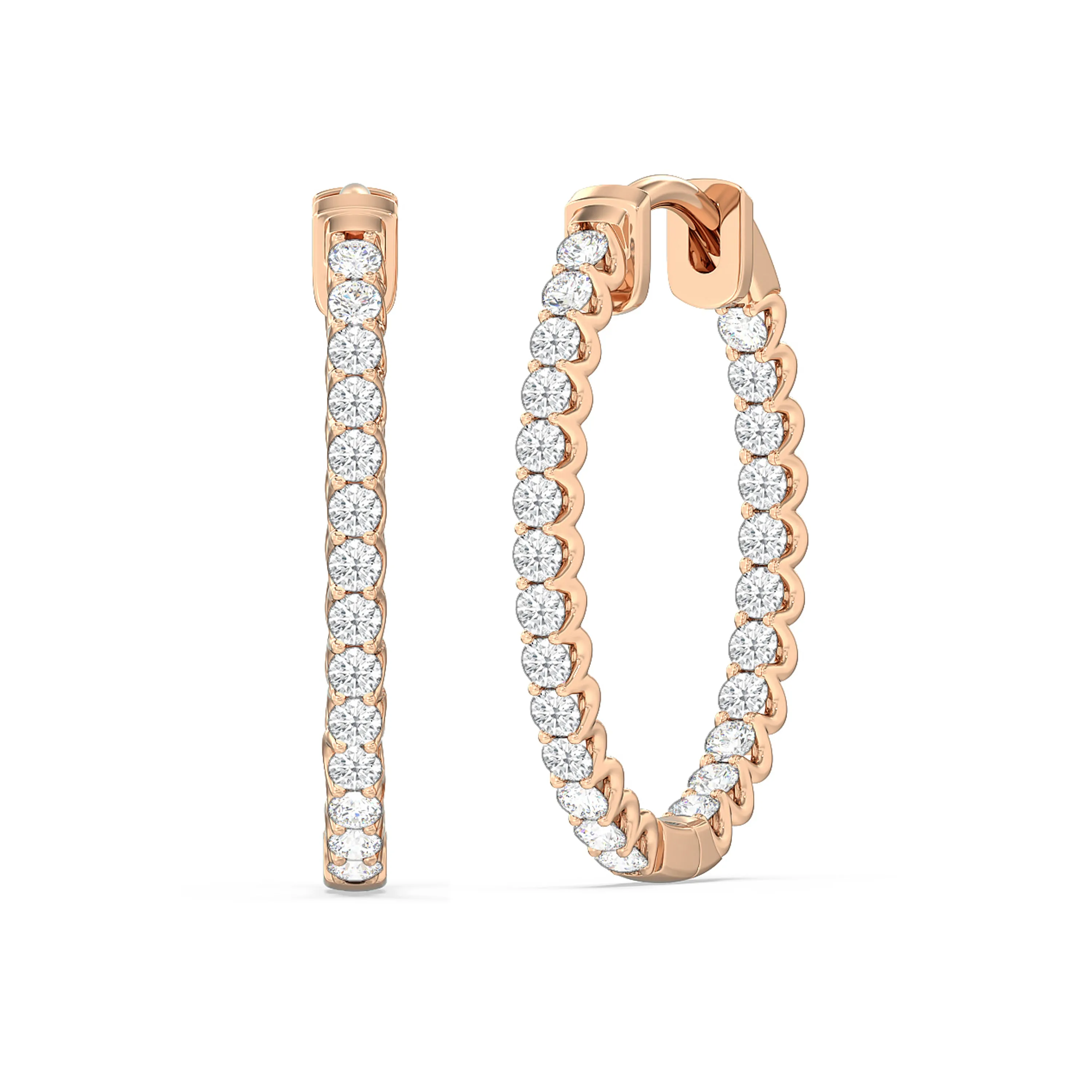 Inside Out "U" Basket Oval Hoops