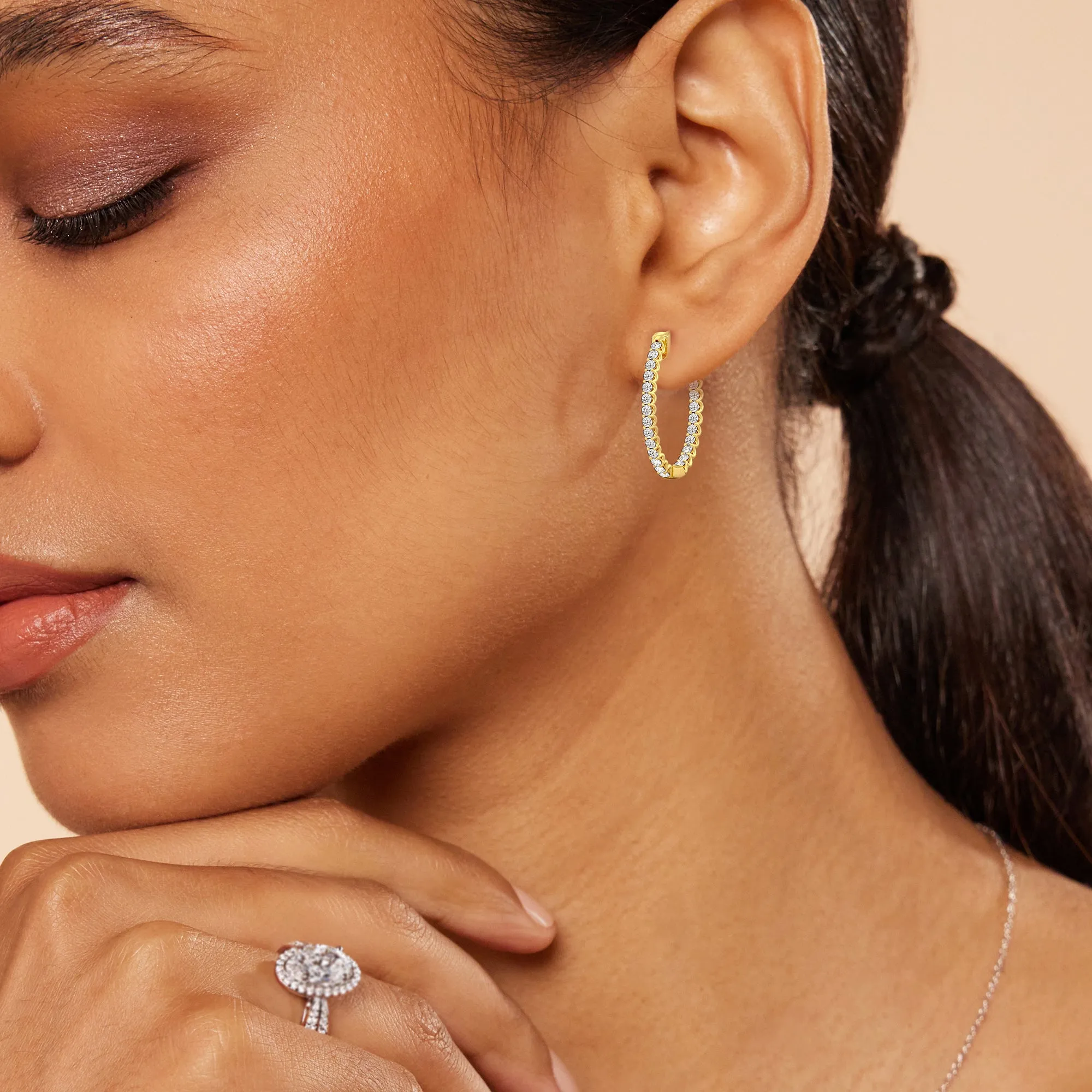 Inside Out "U" Basket Oval Hoops