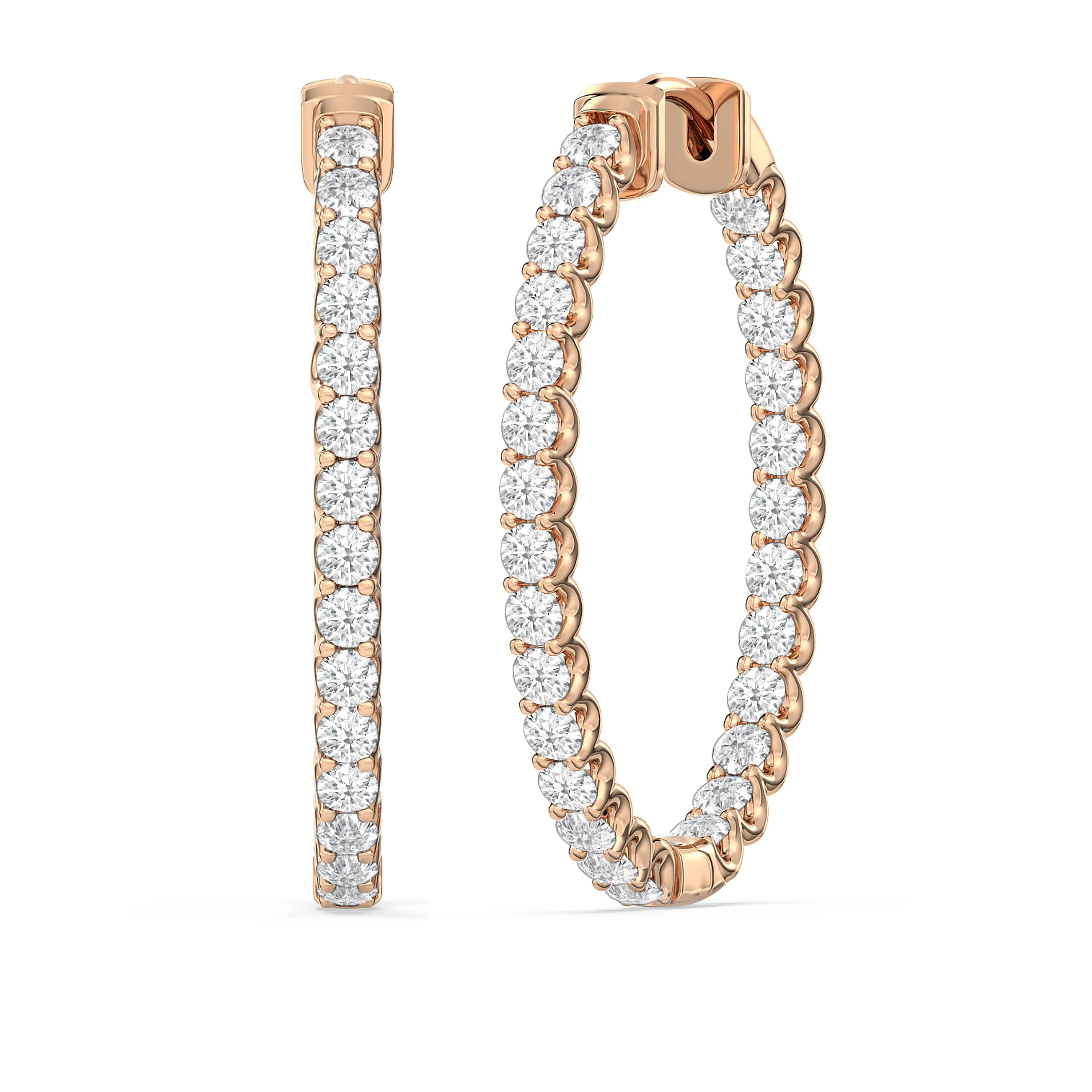 Inside Out "U" Basket Oval Hoops