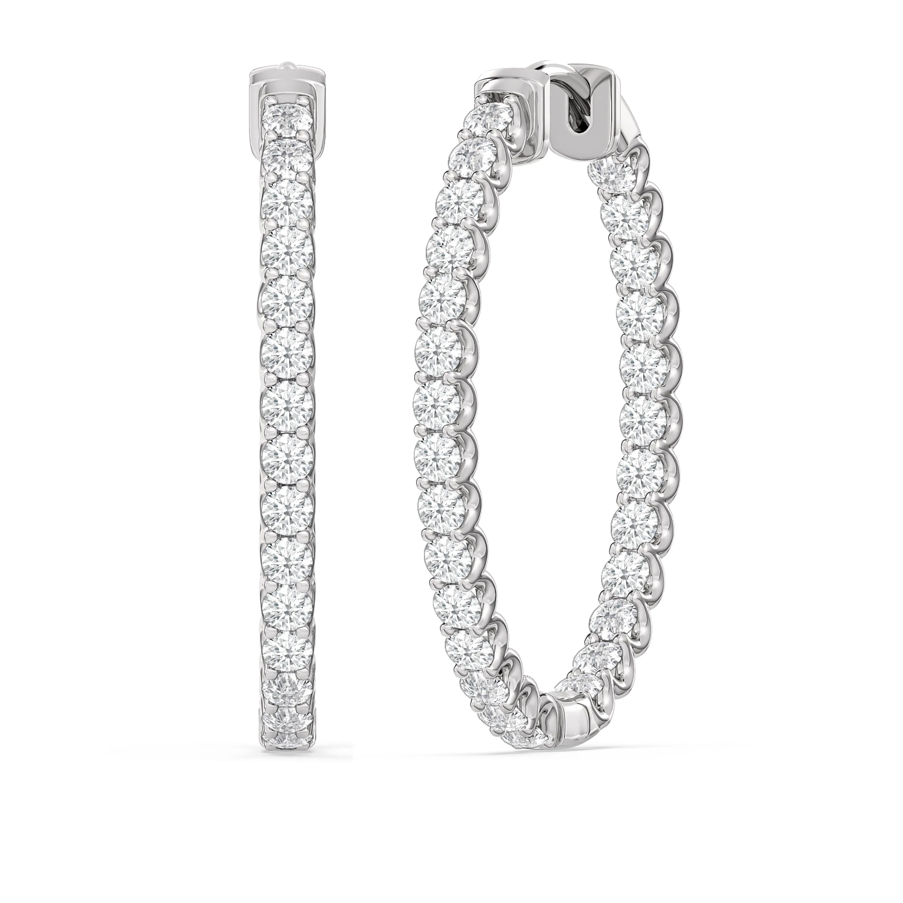 Inside Out "U" Basket Oval Hoops