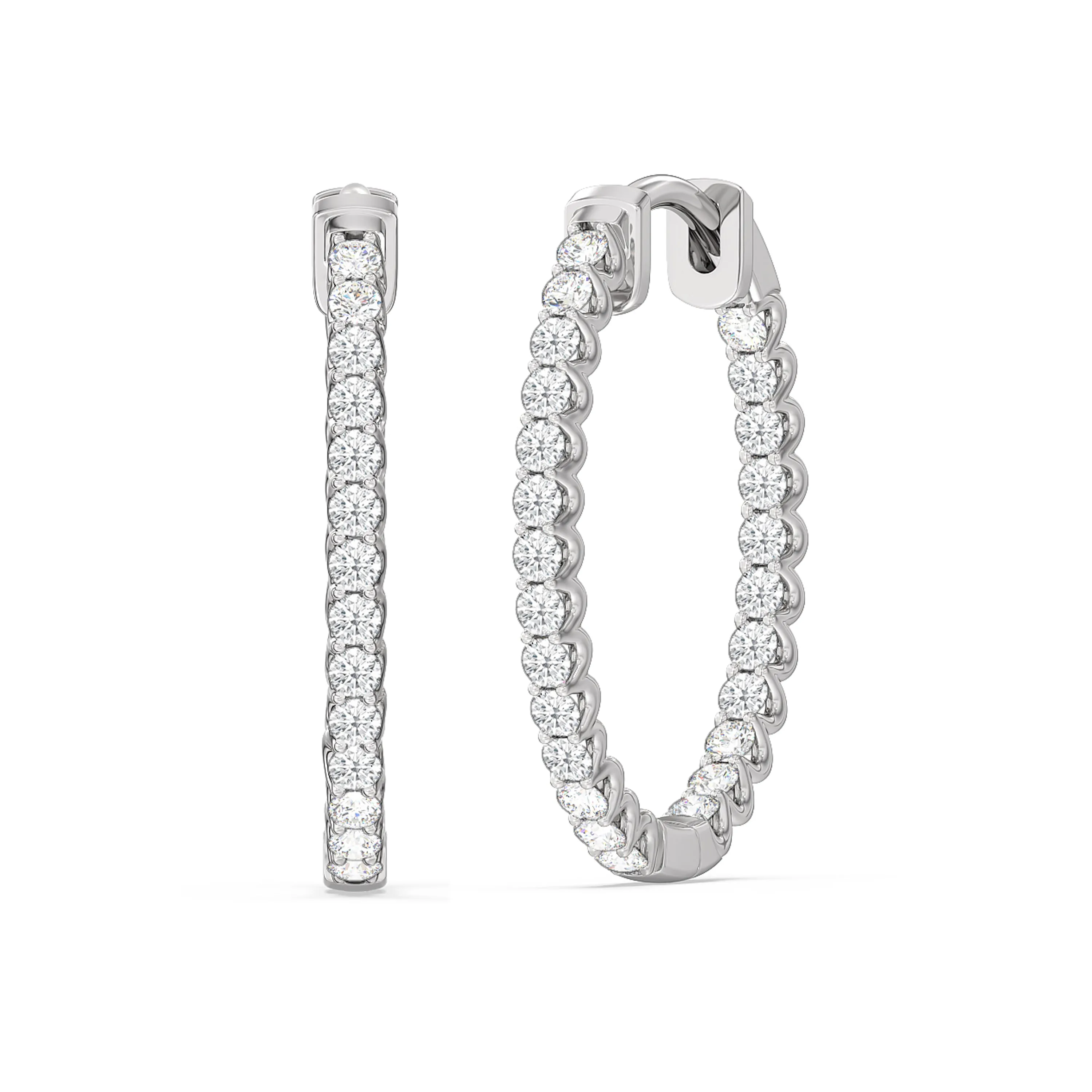Inside Out "U" Basket Oval Hoops