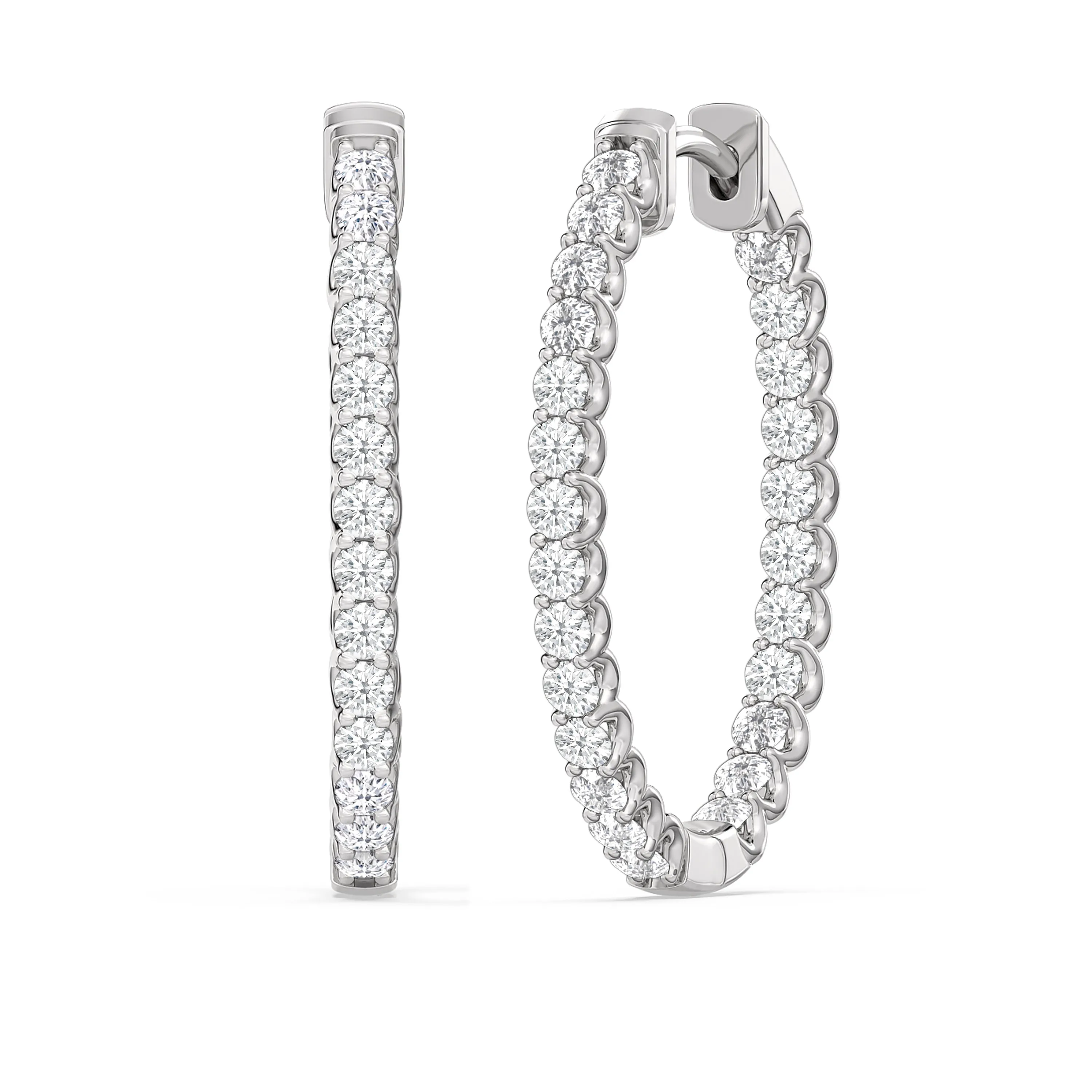 Inside Out "U" Basket Oval Hoops