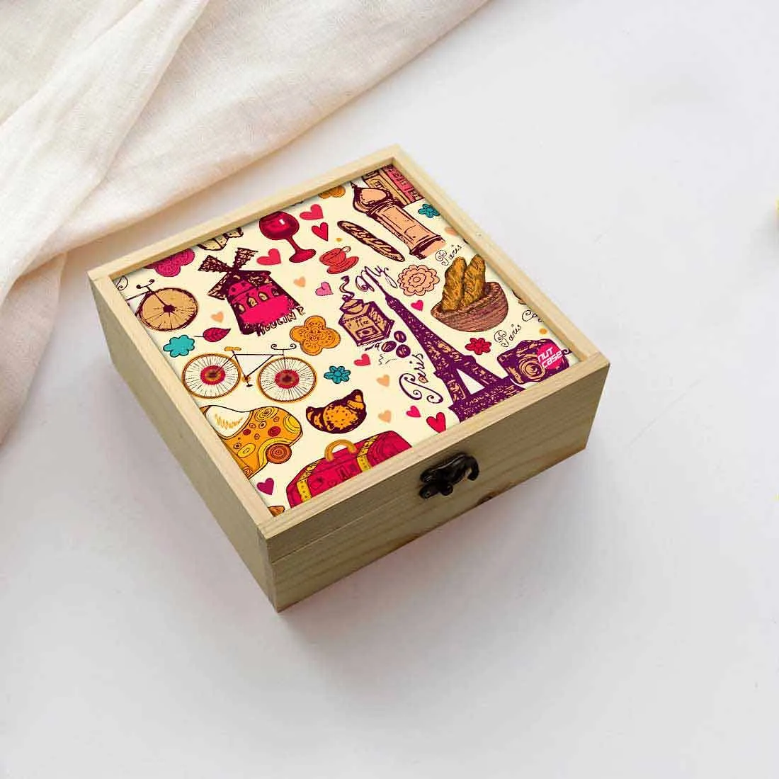 Jewellery Box Makepup Organizer -  Paris City