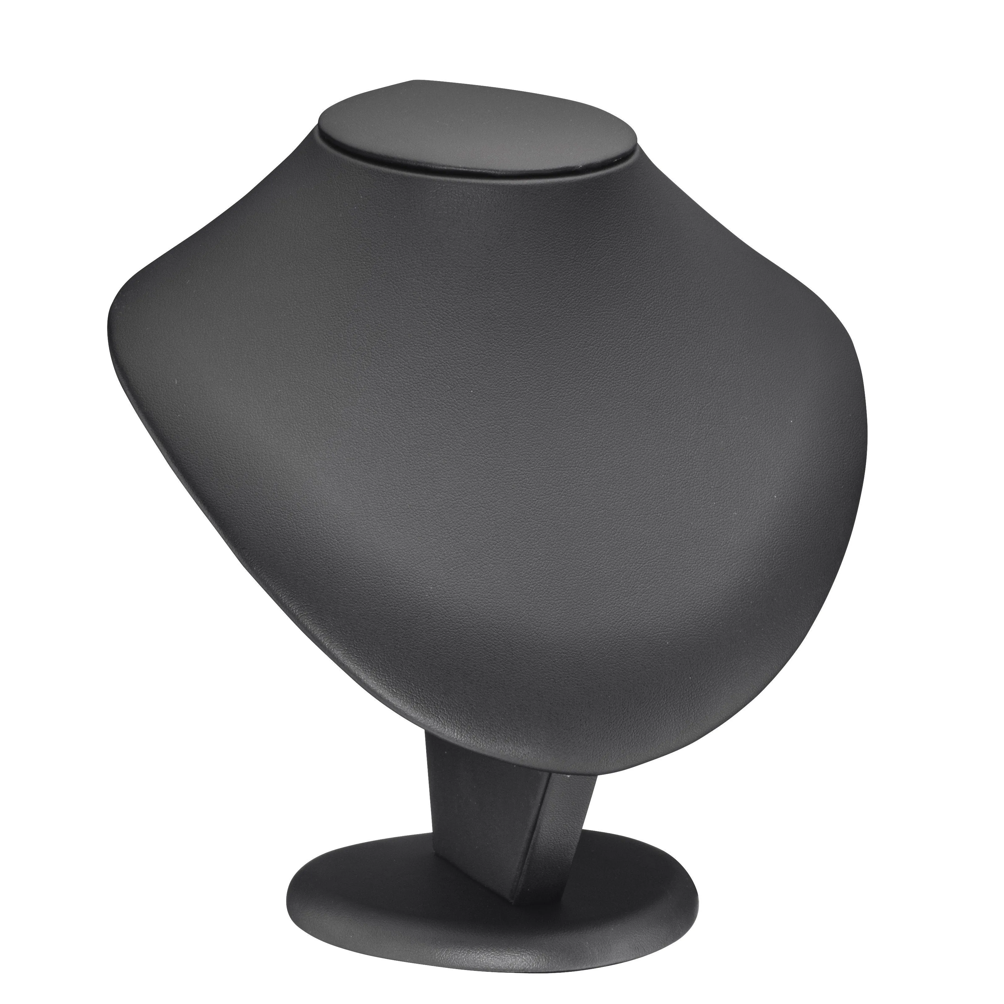 Large Narrow 8" Neck, Allure Leatherette Display Collection
