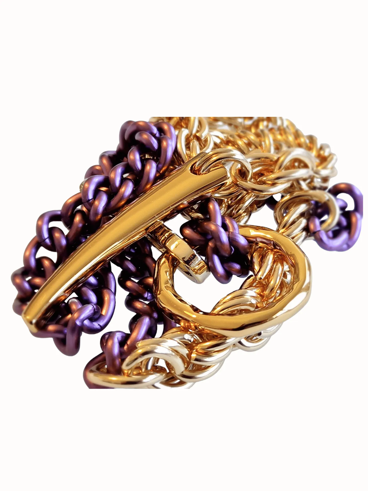 LAST ONE! FORBIDDEN DELUXE Necklace - Lilac & Gold