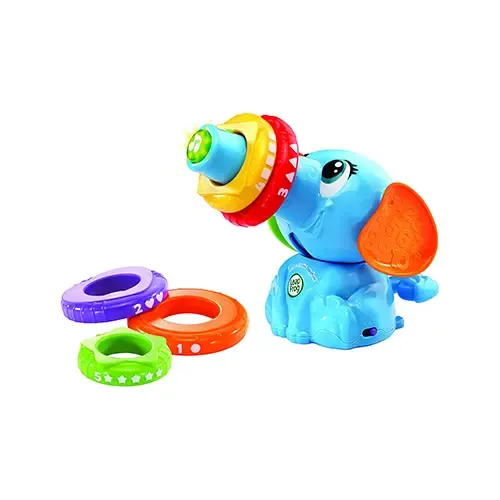 LeapFrog Stack & Tumble Elephant™ Musical Toy Blue Age- 6 Months & Above