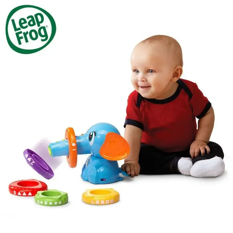 LeapFrog Stack & Tumble Elephant™ Musical Toy Blue Age- 6 Months & Above
