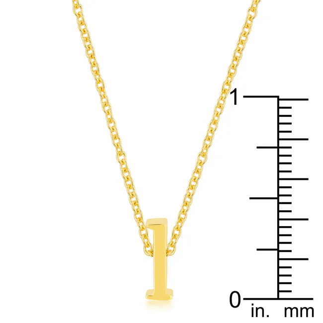 LOVCIA Jewelry Gold-Tone L Initial Necklace