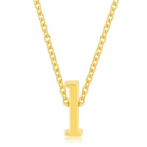 LOVCIA Jewelry Gold-Tone L Initial Necklace