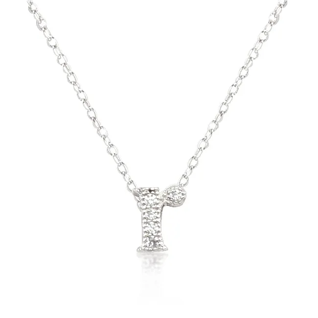 LOVCIA Sparkling Cubic Zirconia Initial R Necklace