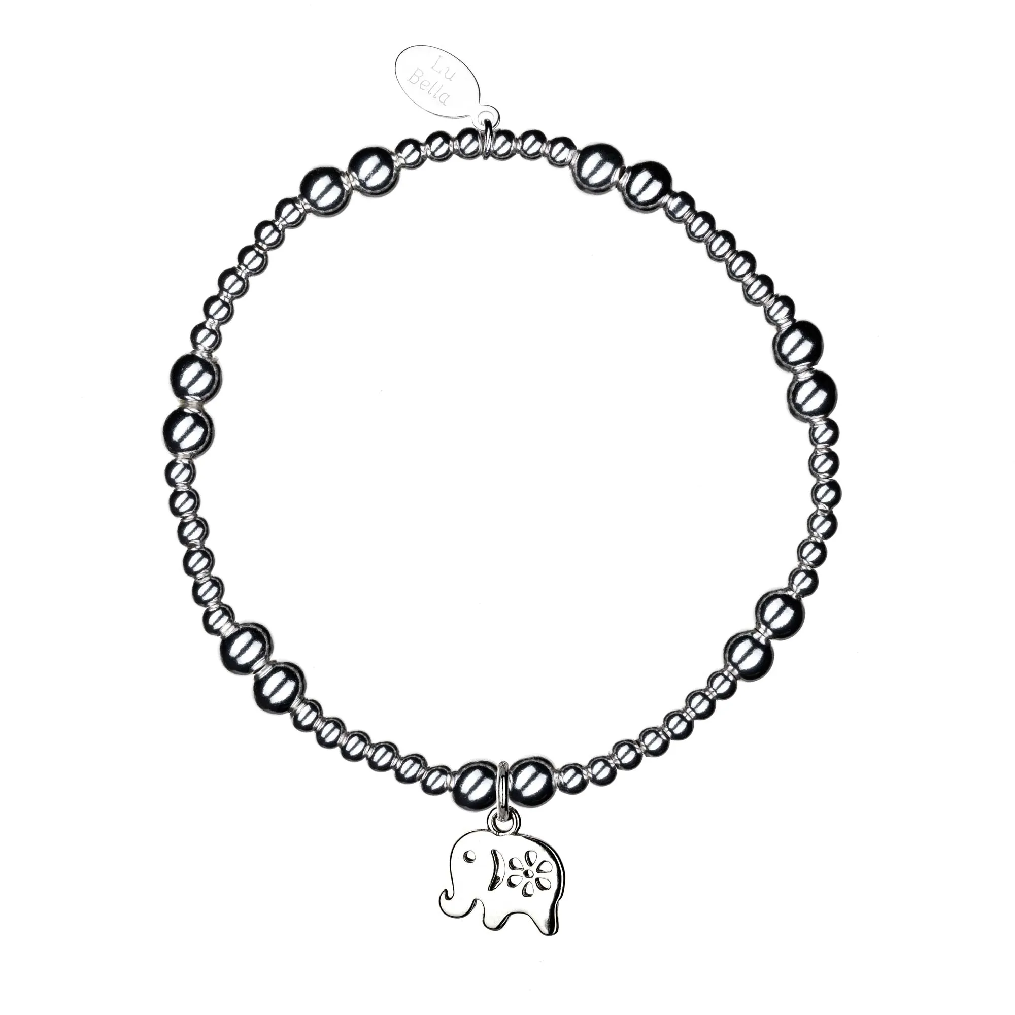 Lucky Elephant Stacking Bracelet