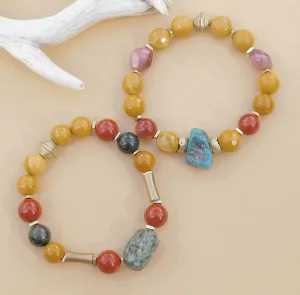 Mookaite Gemstone Bracelets