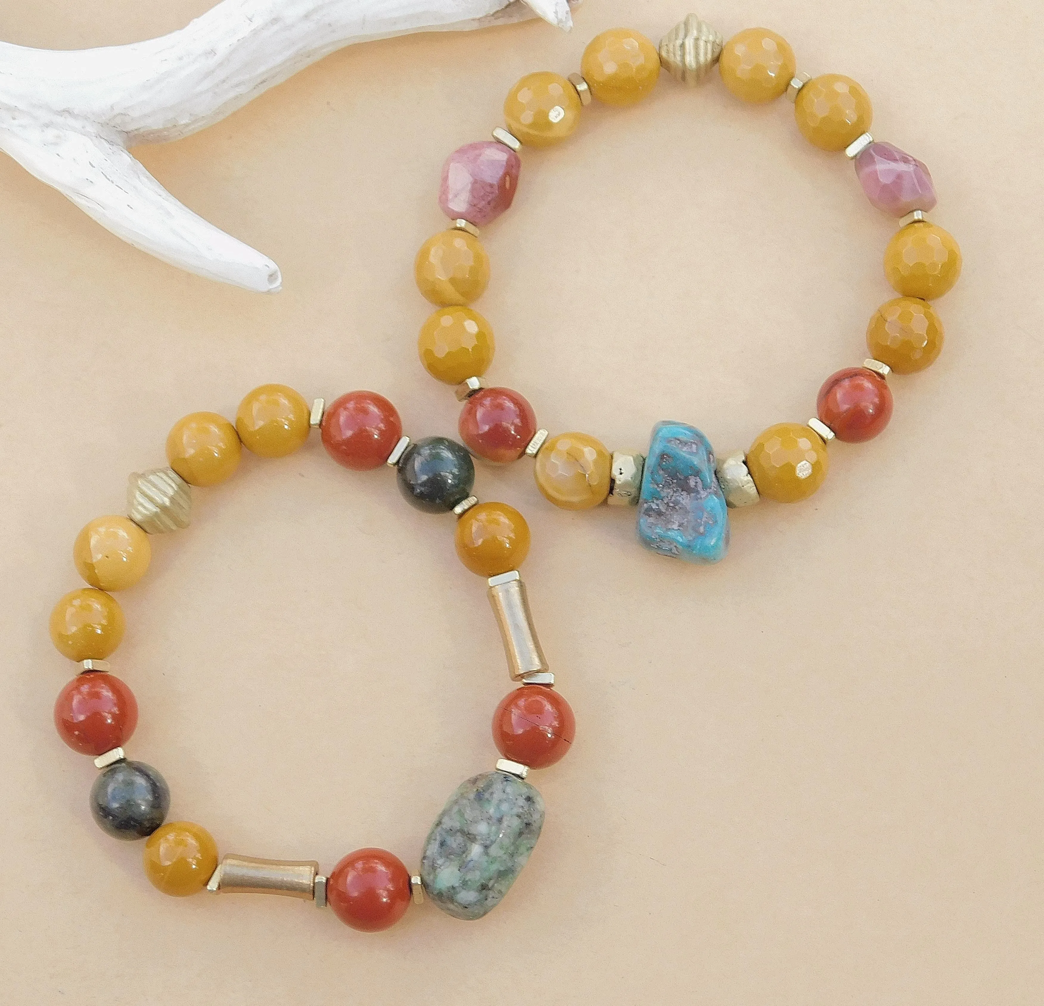 Mookaite Gemstone Bracelets