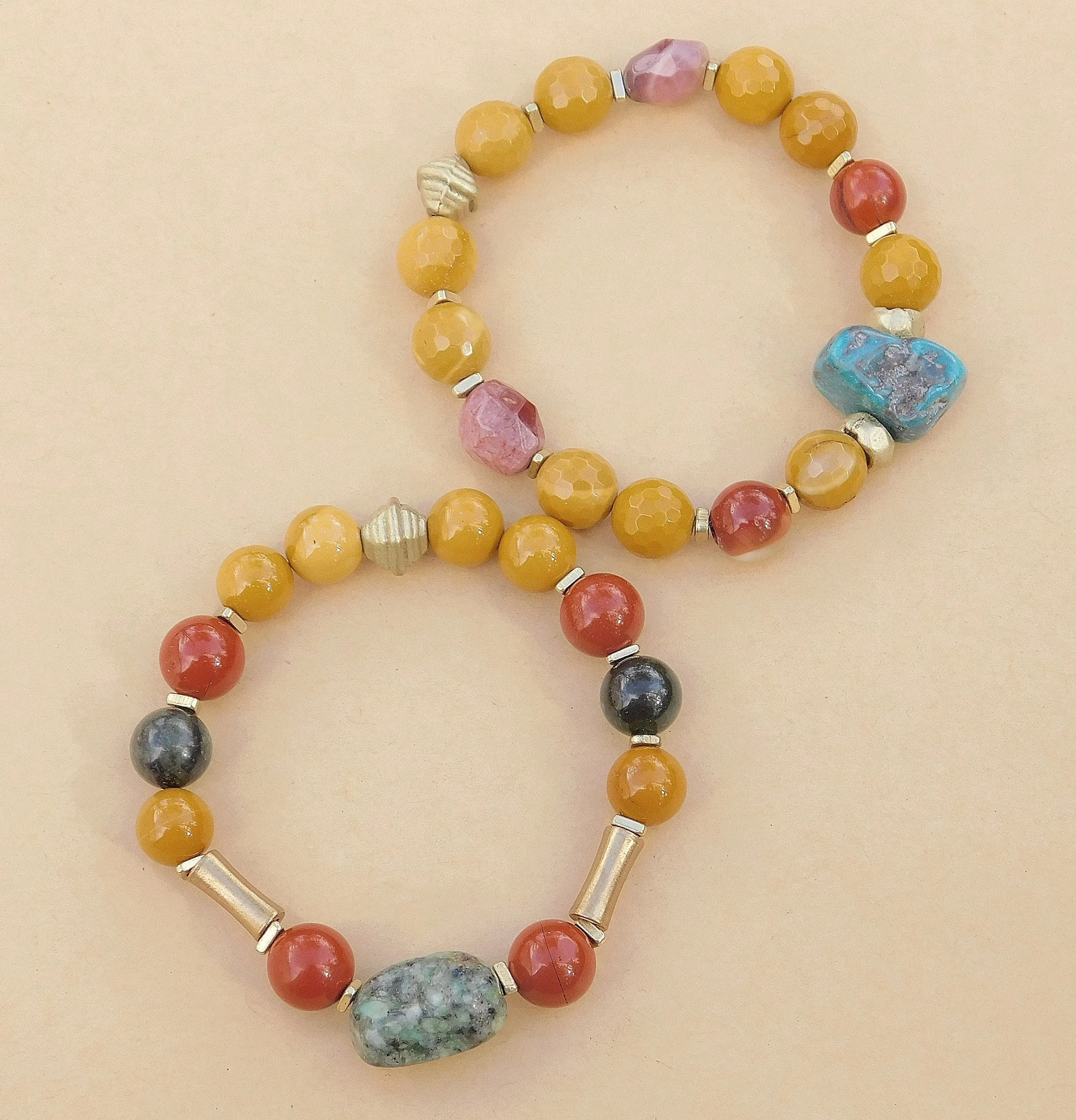 Mookaite Gemstone Bracelets