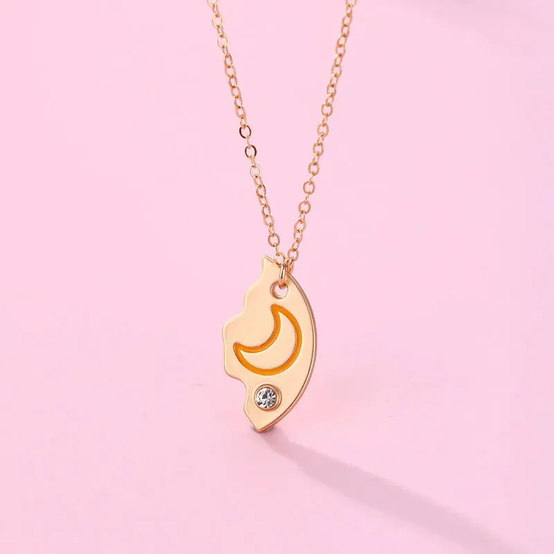 Moon, Sun, Star Friendship Necklaces