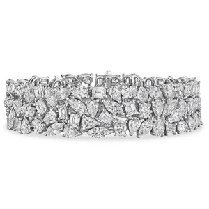 Multi-Shape Diamond Bracelet, 35 CT