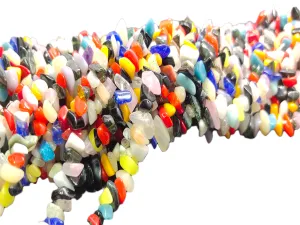 Multicolour Uncut Stone Beads