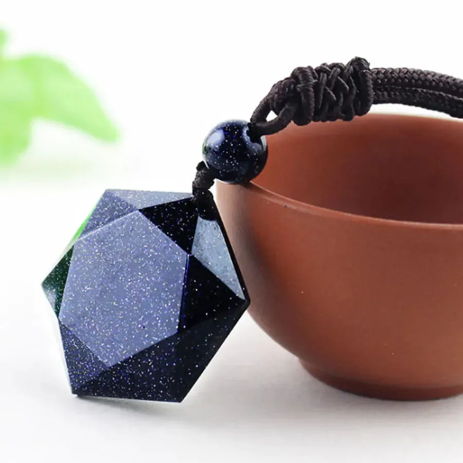 Natural Energy Black Obsidian Stone Necklaces