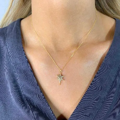Nikki Smith Golden Adina Charm Necklaces-Sunburst