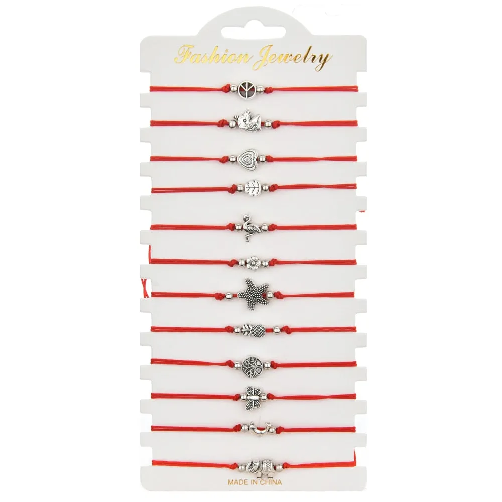 Ocean Charity Jewelry | Cute Sea Charm Bracelets 12 Set