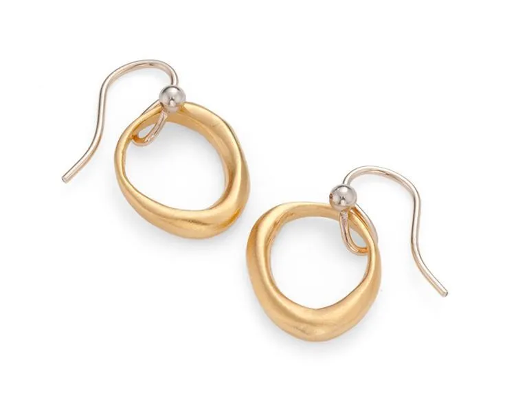 Organic Circle Earrings