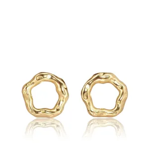 Organic Circle Earrings