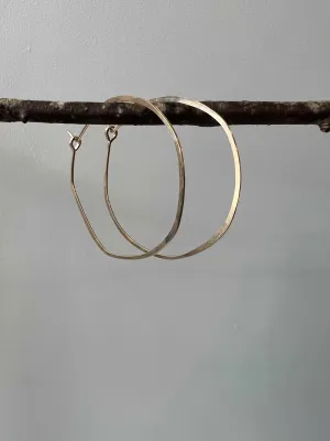 Organic Circles Hoop Earrings