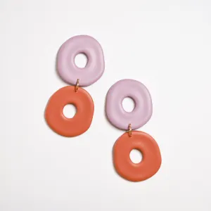 Organic Hoop Dangles