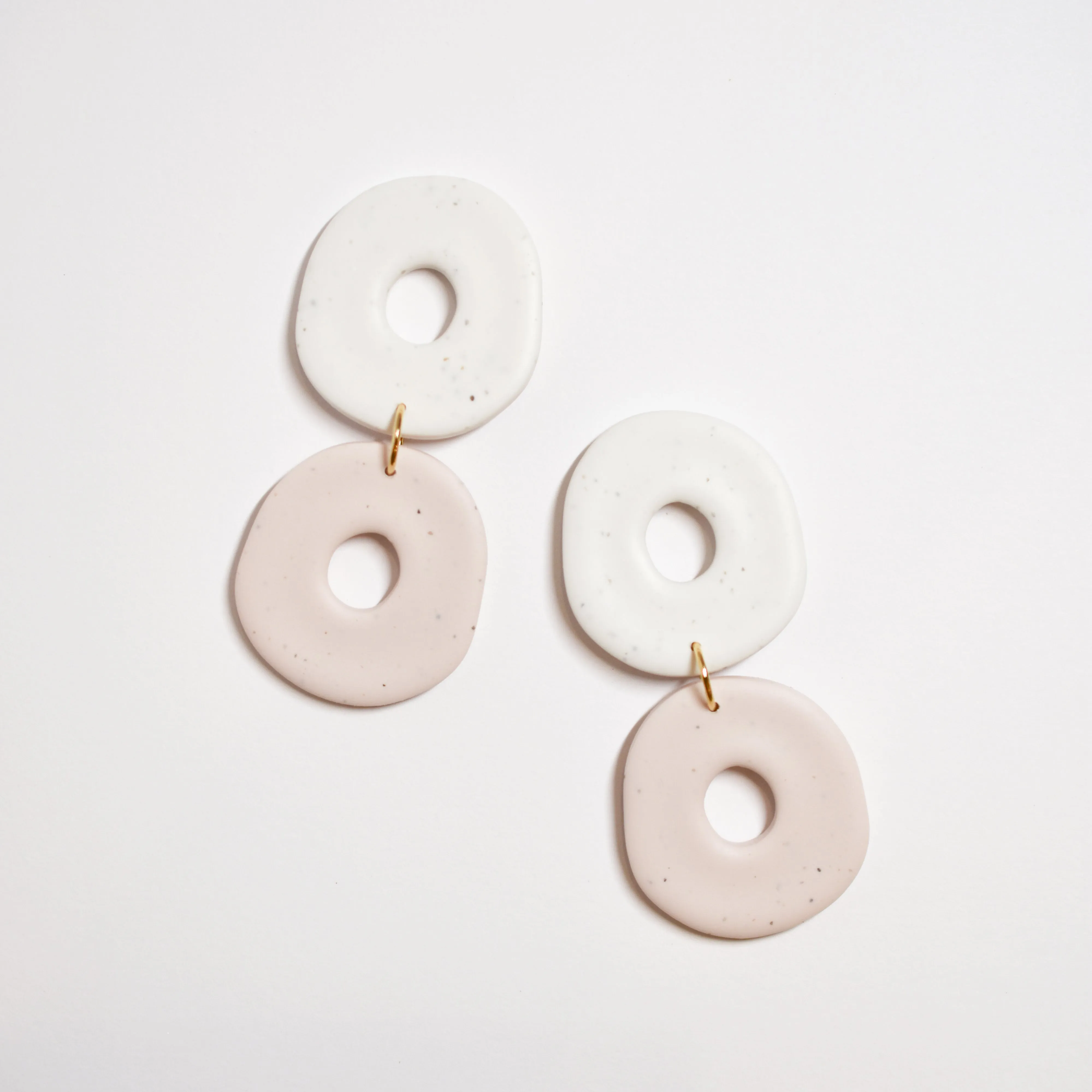 Organic Hoop Dangles