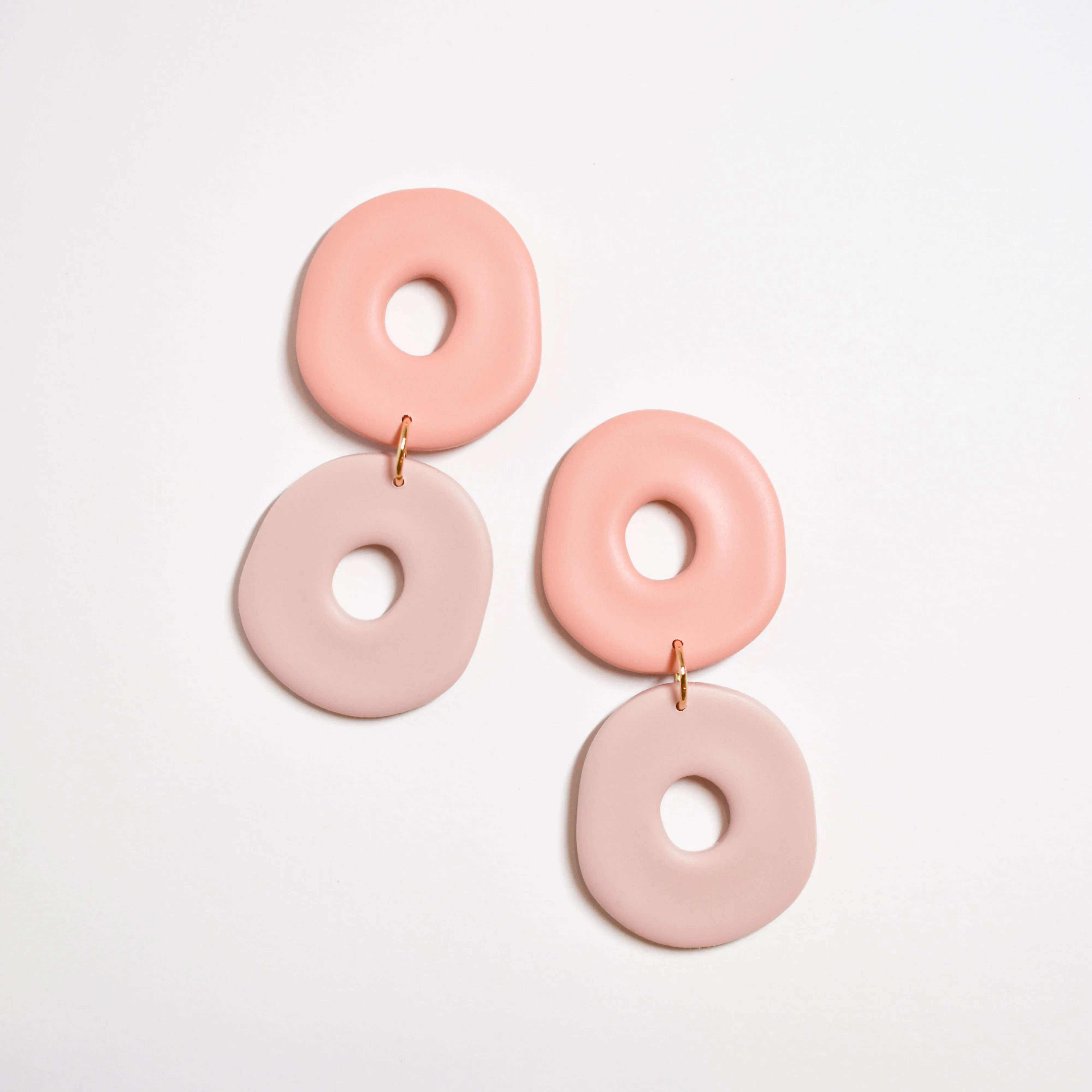 Organic Hoop Dangles
